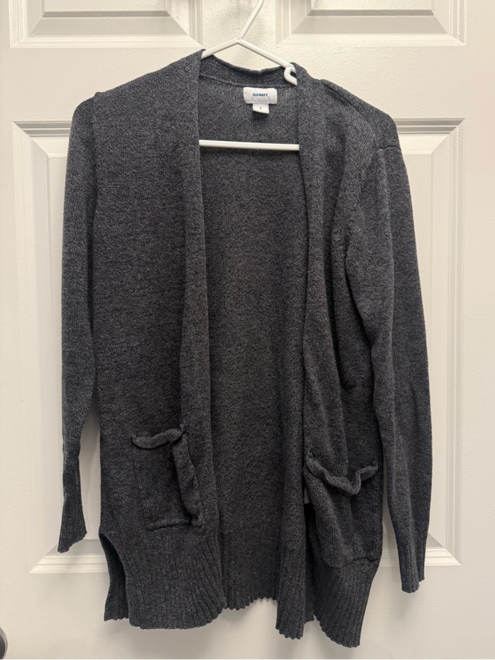 Old Navy Charcoal Open-Front Cozy Cardigan - Size Small